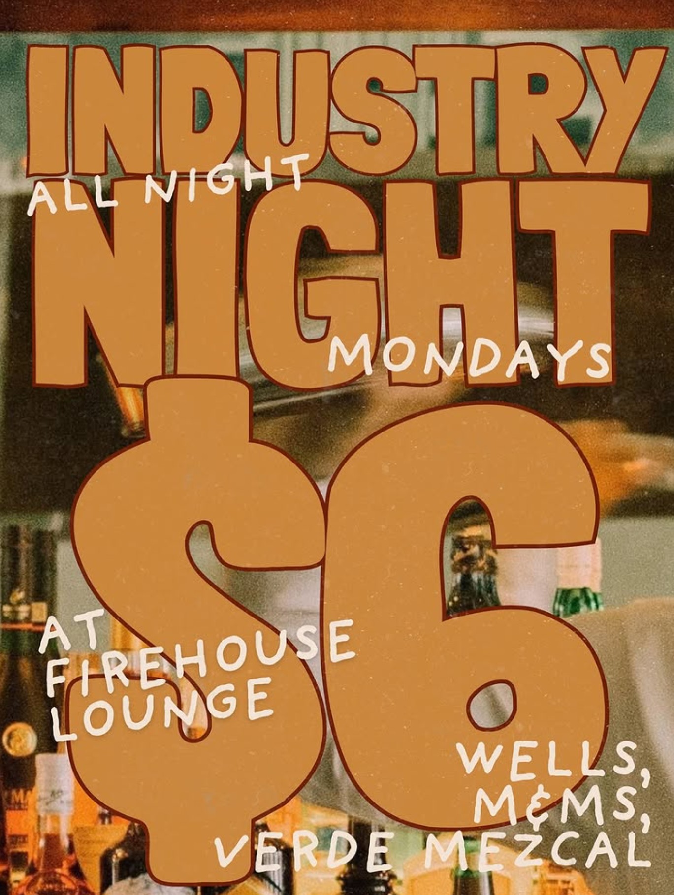 Industry Night at Firehouse Lounge Austin — every Monday